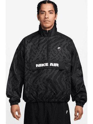 Nike Ανδρικό Μπουφάν Χειμωνιάτικο Pullover Μαύρο HV0878-060