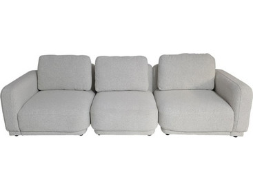 Artekko Cloud Τριθέσιος Καναπές Λευκός 98x95x68cm 735-2212