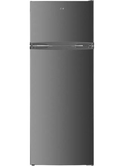 EVO EVD-144IN Δίπορτο Ψυγείο 206lt Υ145xΠ55xΒ55cm Inox