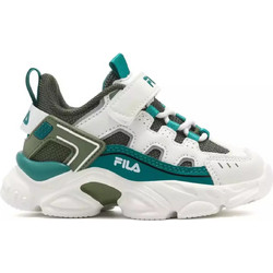 Fila Memory Spinel 3 Παιδικά Sneakers Λευκά Πράσινα 7YF33002-656
