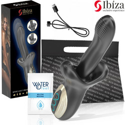 Ibiza Thrusting & Biting Effect Vibrator Δονητής Μαύρος