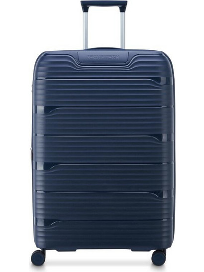 Delsey Securitech 400782102 Βαλίτσα Μεγάλη 76x50x30cm με 4 Ρόδες Navy Μπλε