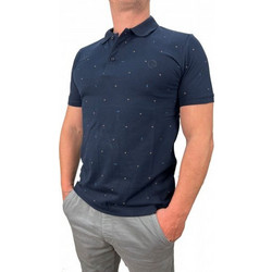 Side Effect Ανδρική Μπλούζα Polo Κοντομάνικη Navy Μπλε 4271-02