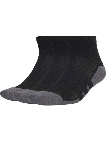 Adidas Essentials Ανδρικές Κάλτσες Κοντές με Σχέδια Μαύρες 3Pack JC6453