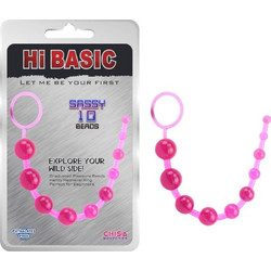 Chisa Novelties Hi Basic Sassy Πρωκτικές Μπίλιες Ροζ