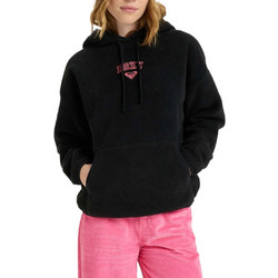 Roxy Cool Calling Γυναικείο Φούτερ Fleece με Κουκούλα & Τσέπες Μαύρο ERJPF03221