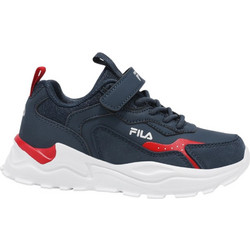 Fila Memory Sunstone 2V Παιδικά Sneakers Navy Μπλε Κόκκινα 3YF23005-240