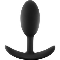 Blush Vibra Slim Medium Πρωκτική Σφήνα 10cm Μαύρη