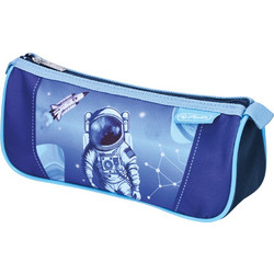 Herlitz Cosmic Explorer Κασετίνα Βαρελάκι Μπλε 50049219