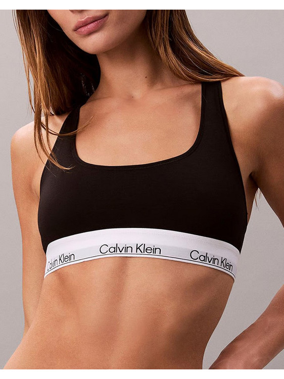 Calvin Klein Μπουστάκι χωρίς Μπανέλα Μαύρο LV00QF8493-UB1