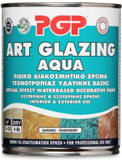 PGP Art Glazing Aqua Χρώμα Τεχνοτροπίας 0.75lt