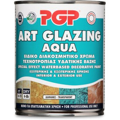 PGP Art Glazing Aqua Χρώμα Τεχνοτροπίας 0.75lt