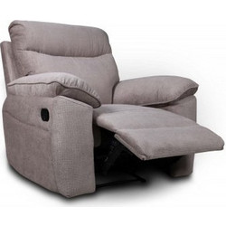 Epiplo World Πολυθρόνα Relax με Υποπόδιο Ανακλινόμενη Μπεζ 0051.MS05BG