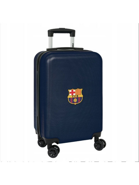 Safta F.C. Barcelona 612429851 Παιδική Βαλίτσα Καμπίνας 55x34.5x20cm Navy Μπλε