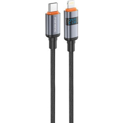 Foneng X116 Braided USB-C to Lightning Cable 27W 1.2m Black 6970462510734