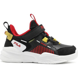 Fila Memory Dash 2 Παιδικά Sneakers Μαύρα Κόκκινα 3YF53005-040
