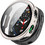 Tech-Protect Defense360 Pro Πλαστική Θήκη με Προστασία Οθόνης για Samsung Galaxy Watch 8 44mm Μπεζ