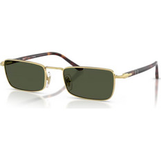Persol PO1025S 515/31 Ανδρικά Γυαλιά Ηλίου Τετράγωνα Μεταλλικά Μαύρο Χρυσό με Μαύρο Φακό