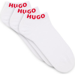 Hugo Boss Ανδρικές Κάλτσες Κοντές Λευκές 3Pack 50516405-100
