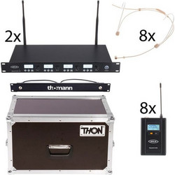 Sirus Quad R/8B 8 Headmike D 470 Σετ 8 Ασύρματο Πυκνωτικό Μικρόφωνο Πέτου XLR