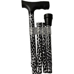 Medical Brace Animal Print Μπαστούνι Μονόποδο Αλουμινίου Σπαστό 83-95cm MB.HC0341