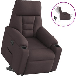 vidaXL Πολυθρόνα Relax με Υποπόδιο Ανακλινόμενη Καφέ 3303057