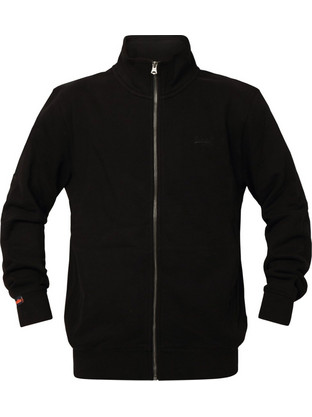 Superdry Ανδρική Ζακέτα Φούτερ με Φερμουάρ Μαύρη M2014127A-02A