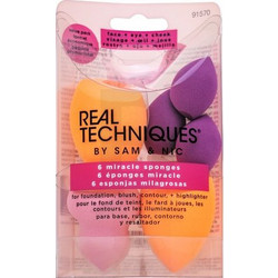 Real Techniques Miracle Sponges Σετ Σφουγγαράκια Μακιγιάζ 6τμχ
