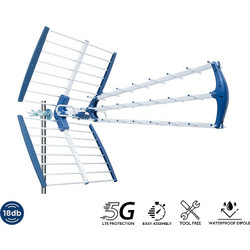Edision Talos Εξωτερική Κεραία Τηλεόρασης 18dB UHF
