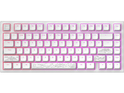 Dark Project ALU81A Terra Nova Ασύρματο Μηχανικό Gaming Πληκτρολόγιο TenKeyLess με G3ms Moonstone Διακόπτες RGB Pink