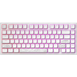 Dark Project ALU81A Terra Nova Ασύρματο Μηχανικό Gaming Πληκτρολόγιο TenKeyLess με G3ms Moonstone Διακόπτες RGB Pink
