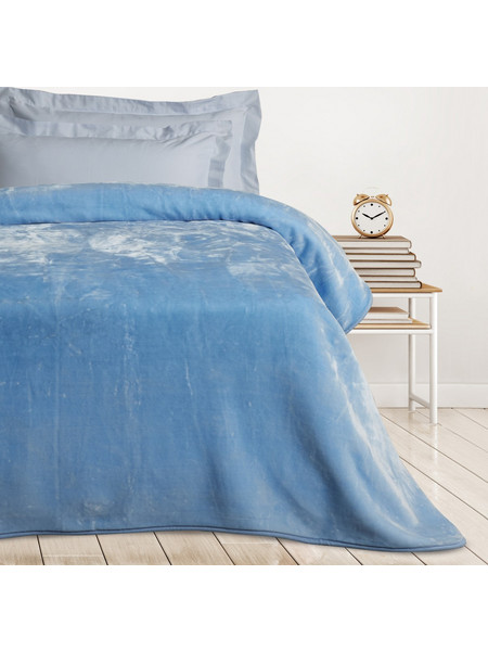 Das Home 0291 Παιδική Κουβέρτα Βελουτέ 160x220 Γαλάζια