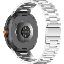 Techsuit W010 Λουράκι Μεταλλικό Silver (Samsung Galaxy Watch 8 / Watch 8 Classic)
