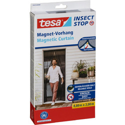 TESA Insect Stop 55374 Αυτοκόλλητη Μαγνητική Σίτα Πόρτας Πολυεστέρα 80x200cm