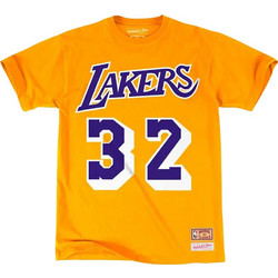 Mitchell & Ness Ανδρικό Αθλητικό T-Shirt Πορτοκαλί BMTRINTL1074-LALMJYELL