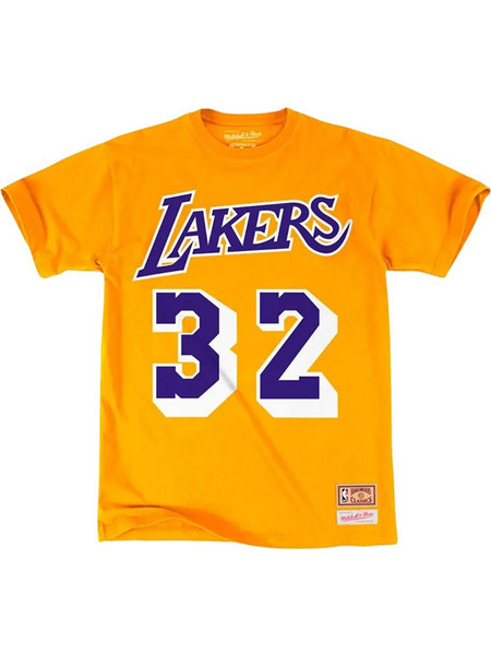 Mitchell & Ness Ανδρικό Αθλητικό T-Shirt Πορτοκαλί BMTRINTL1074-LALMJYELL