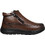 Zak Shoes Ανδρικά Μποτάκια Καφέ Αδιάβροχα με Φερμουάρ SD39007-18