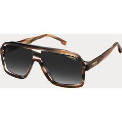 Carrera CA1053S HQZ Ανδρικά Γυαλιά Ηλίου Aviator Κοκάλινα Καφέ με Μαύρο Φακό