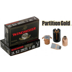 Winchester Supreme Partition Gold Φυσίγγιο Μονόβολο 1Cal 38.5gr