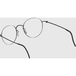Lindberg 5504 U9/U9 Ανδρικός Σκελετός Γυαλιών Οράσεως Μεταλλικός Μαύρος