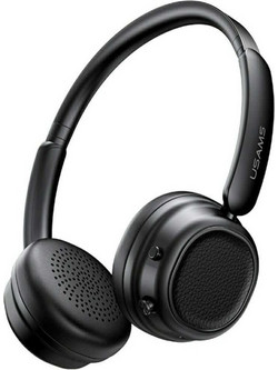 Usams Sr01 Ασύρματα Bluetooth Ακουστικά On Ear Μαύρα