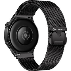 Forcell F-Design FS10 Λουράκι Μεταλλικό Black (Universal 20mm)