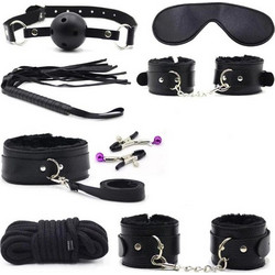 Aria Trade Fetish Erotic BDSM Set Μαύρο 8τμχ