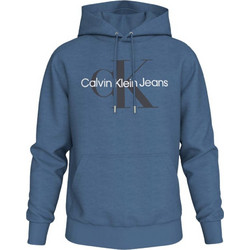 Calvin Klein Ανδρικό Φούτερ Fleece με Κουκούλα & Τσέπες Πετρόλ J30J320805-DBX