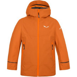 Salewa Παιδικό Μπουφάν Χειμωνιάτικο Softshell Αδιάβροχο Αντιανεμικό Πορτοκαλί 28490-4171