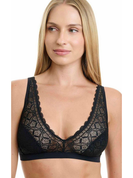 Walk Bralette χωρίς Μπανέλα Μαύρο W2242