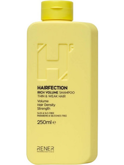 Rener Hairfection Rich Volume Σαμπουάν για Επανόρθωση & Όγκο για Λεπτά & Ταλαιπωρημένα Μαλλιά 250ml