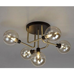 Bronze Design Lighting Ν.209 Κρεμαστό Φωτιστικό Οροφής Πολύφωτο Χρυσό