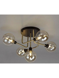 Bronze Design Lighting Ν.209 Κρεμαστό Φωτιστικό Οροφής Πολύφωτο Χρυσό