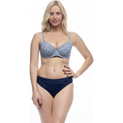 Lucero Bikini Set με Ενίσχυση Navy Μπλε Λευκό 180856E